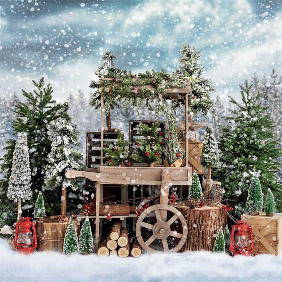 kateクリスマスツリーの背景冬の雪Emetselchによって設計された