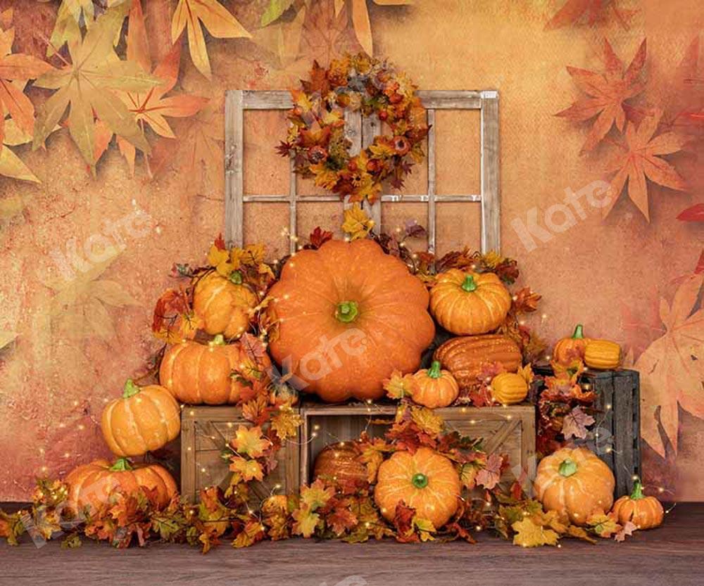 Kate秋のカボチャの背景ハロウィーン