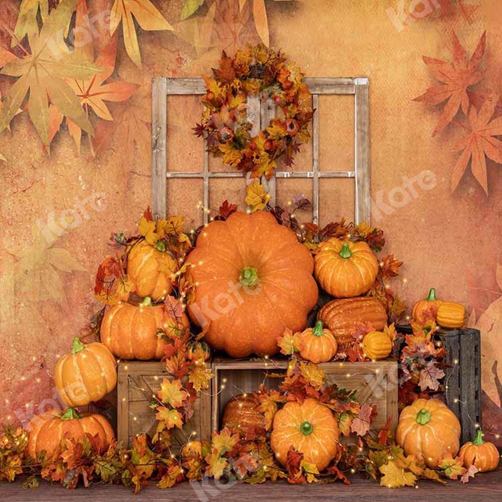 Kate秋のカボチャの背景ハロウィーン