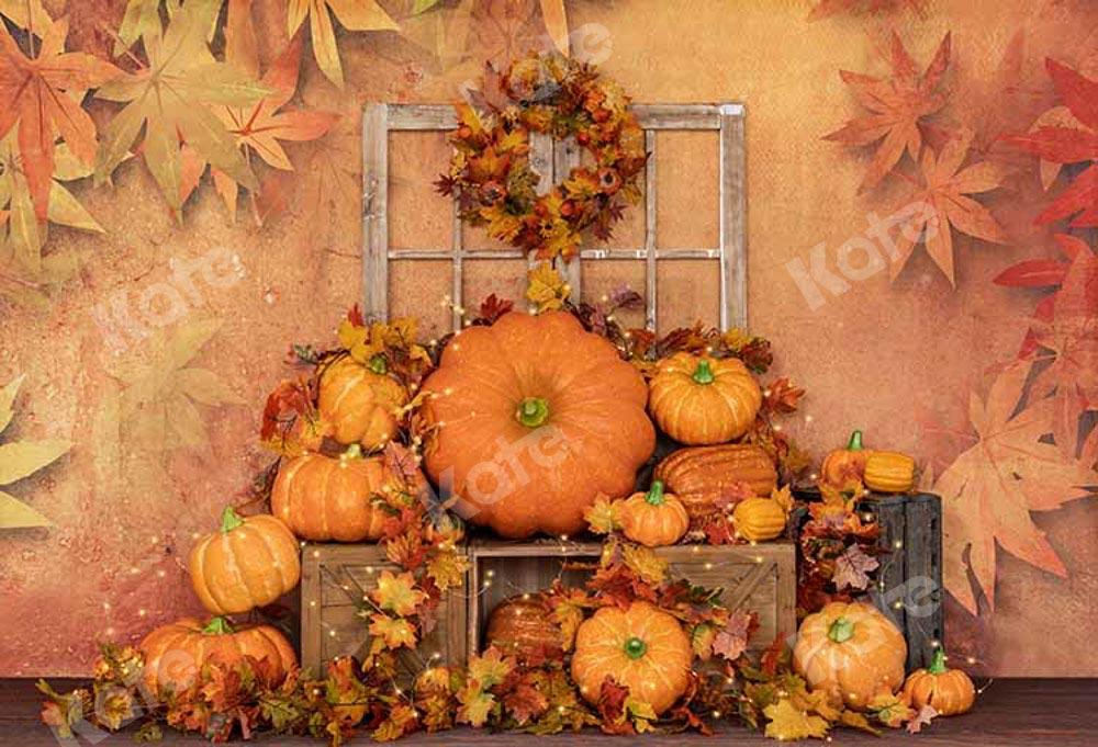 Kate秋のカボチャの背景ハロウィーン