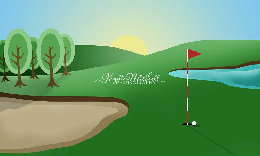 kateつのゴルフパーティーにkateつのスポーツ背景ホール