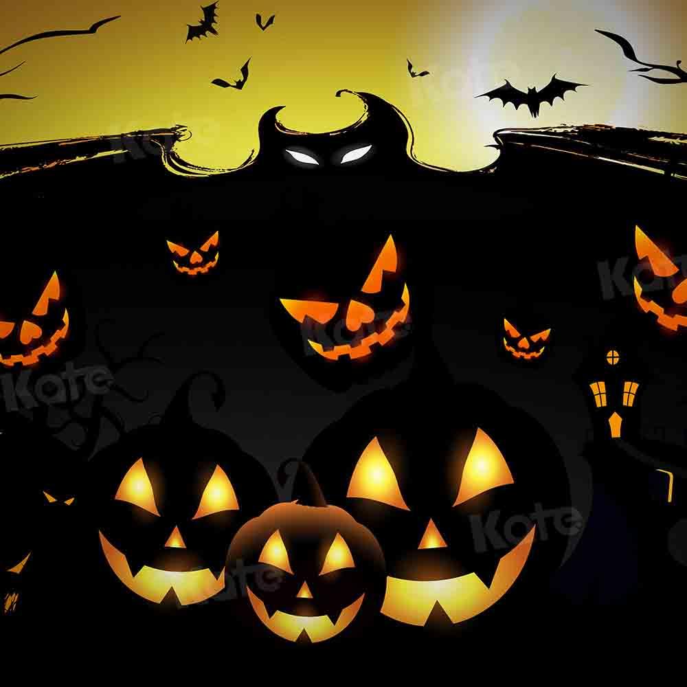 写真撮影のためのkateハロウィーンの背景カボチャ