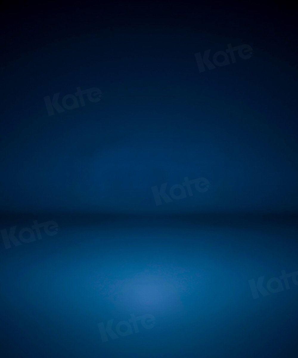 Kate抽象的な青い背景ファインアート
