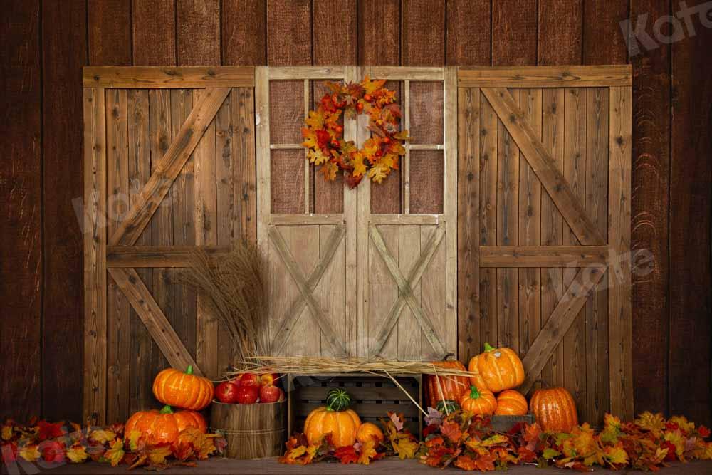 ケイト秋のカボチャの背景ハロウィーン