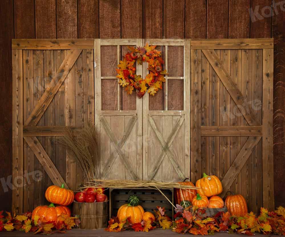ケイト秋のカボチャの背景ハロウィーン