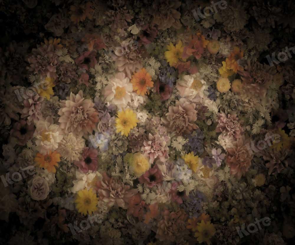kateファインアートの背景の花カラフル