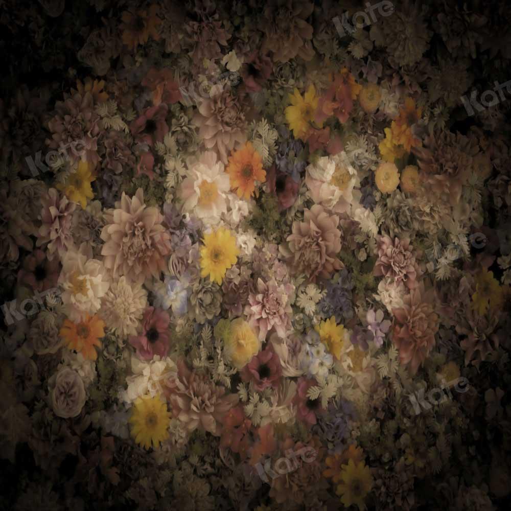 kateファインアートの背景の花カラフル