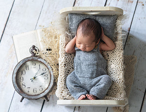 kate子供の写真撮影のためのレトロホワイトグレー木製背景